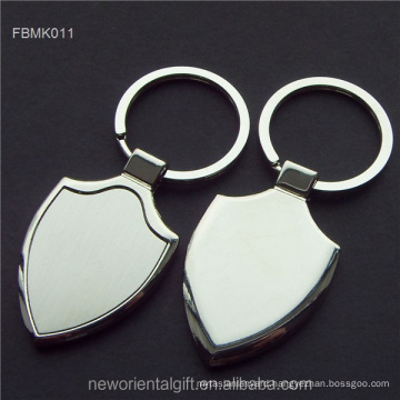 Laser Engraved Zinc Alloy Keychain